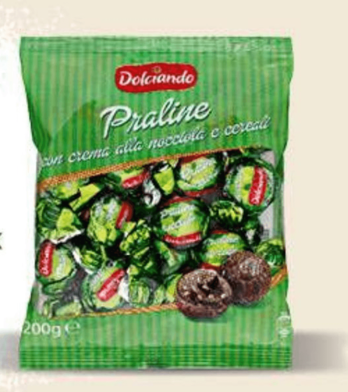 Čokoladni pralineji s krispiji 200 g Dolciando - Akcija v trgovini Eurospin