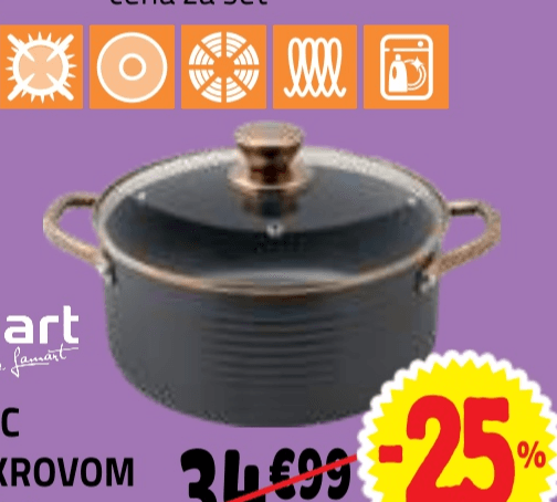 Lonec s pokrovom 1,9 l Lamart - Akcija v trgovini E.Leclerc