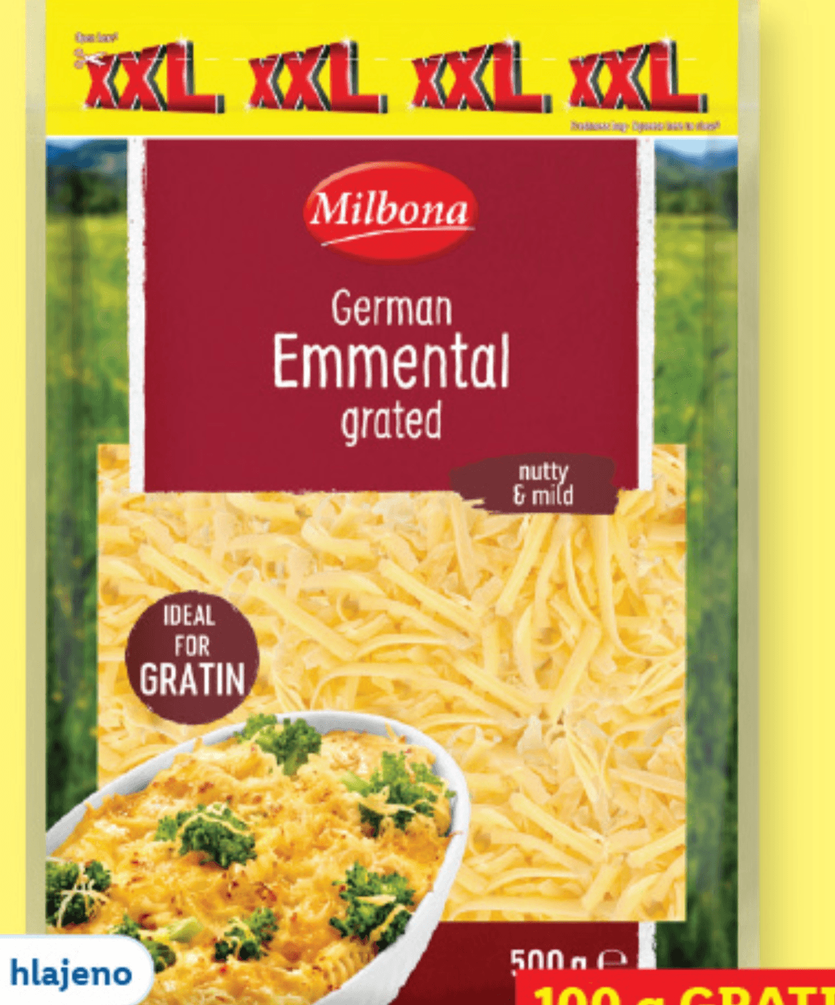 Milbona Sir Ementalec XXL 500 g - Akcija v trgovini Lidl