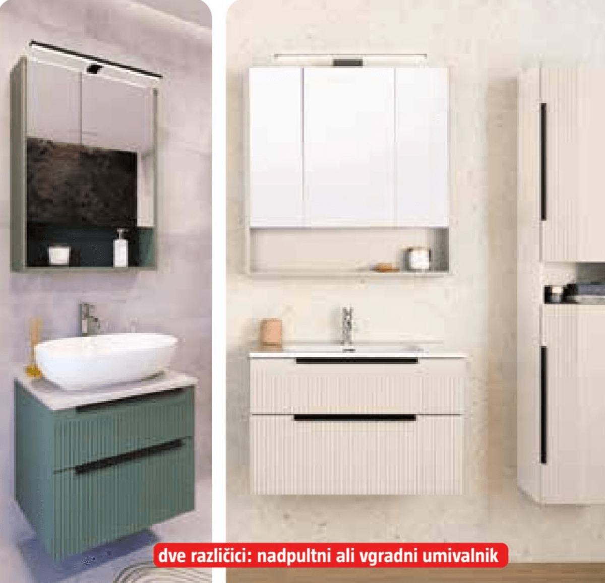 Kopalniško pohištvo 'Miriad' Omarica z umivalnikom - Akcija v trgovini Bauhaus