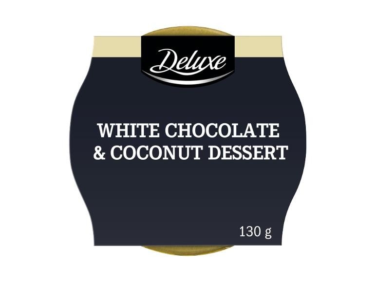 Deluxe čokoladni desert s kokosom 130 g Akcija v trgovini Lidl