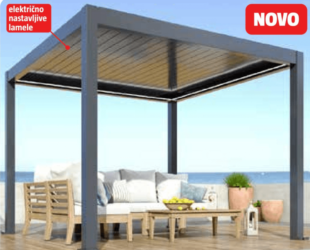 Paviljon Bellano S25 - Akcija v trgovini Bauhaus