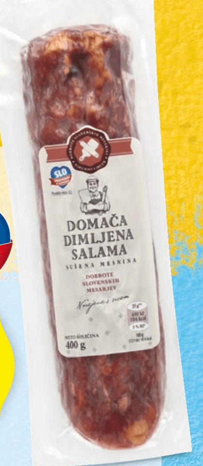 DOMAČA DIMLJENA SALAMA 400 g - Akcija v trgovini Hofer