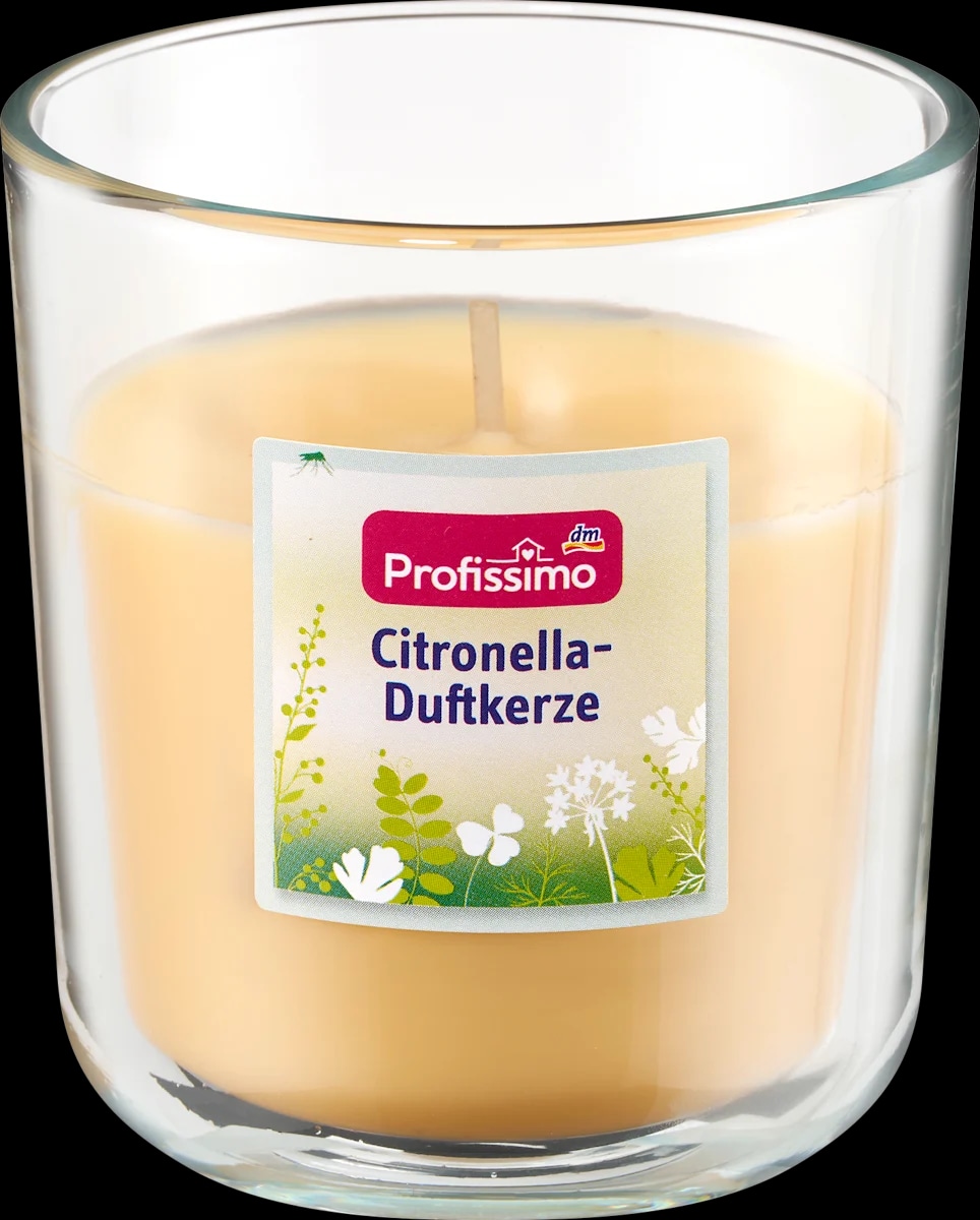 Profissimo Citronella & Melone dišeča sveča 1 kos - Akcija v trgovini Dm