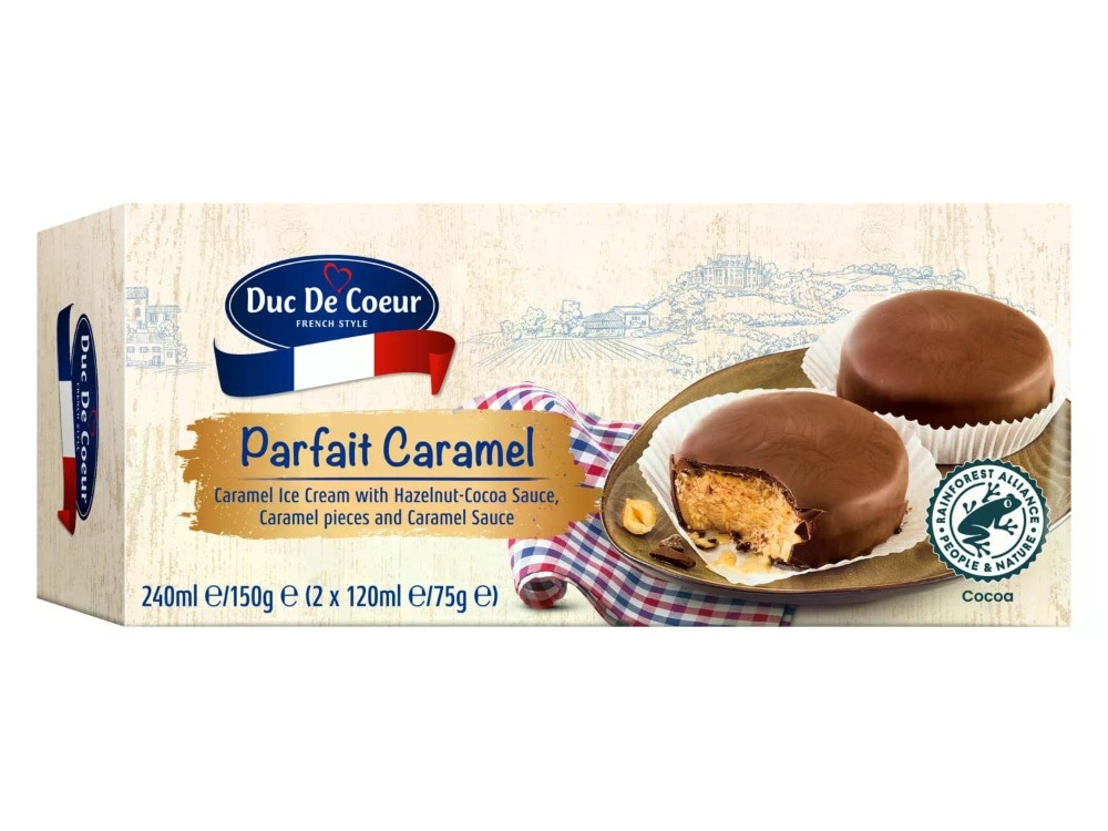 Duc De Coeur Parfait Caramel 2 x 120 ml Akcija v trgovini Lidl