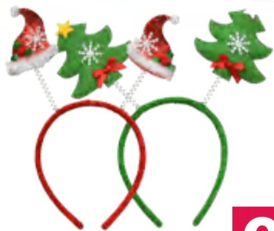 Novoletni naglavni obroč - Akcija v trgovini Mercator