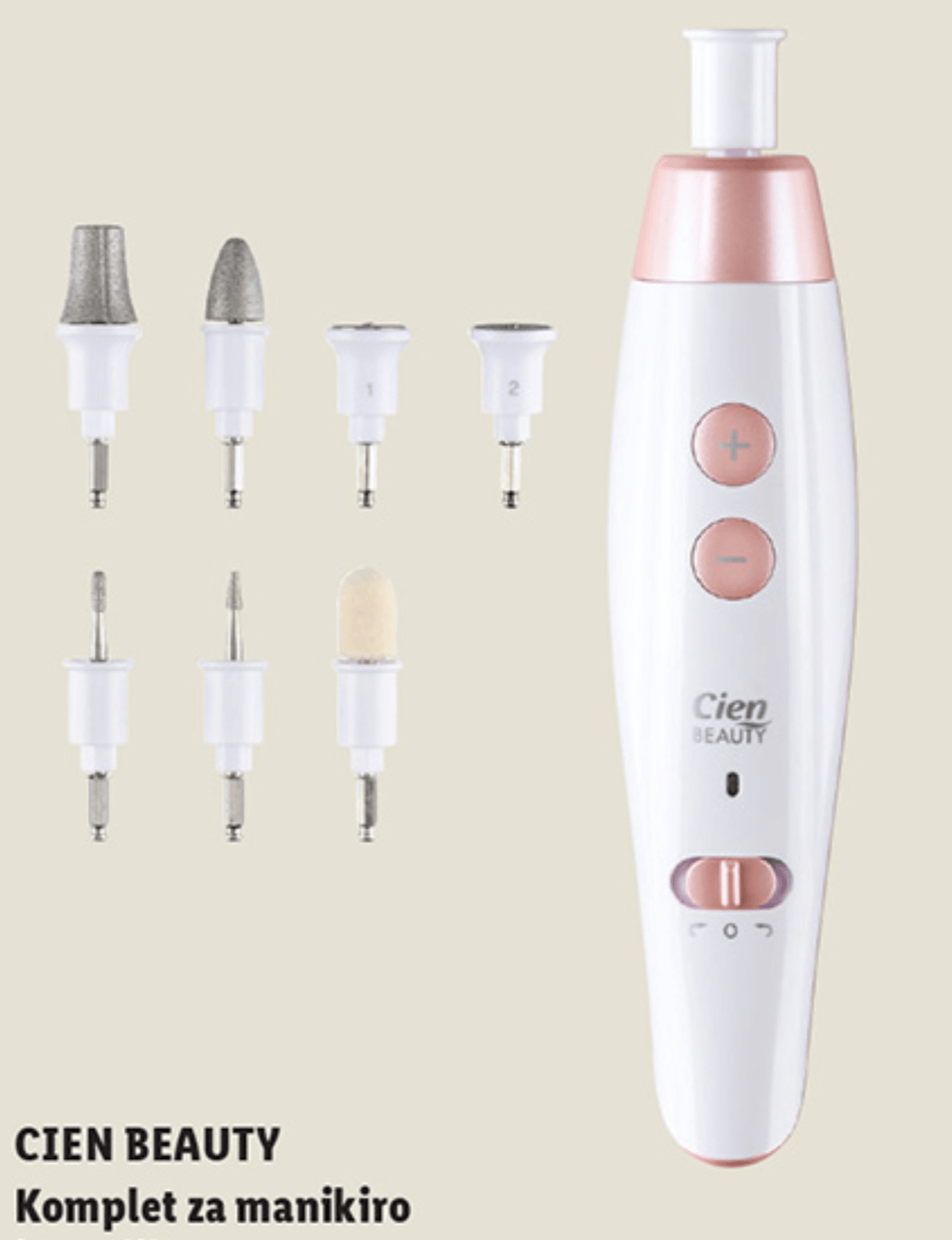 Komplet za manikiro in pedikuro Cien BEAUTY - Akcija u trgovini Lidl