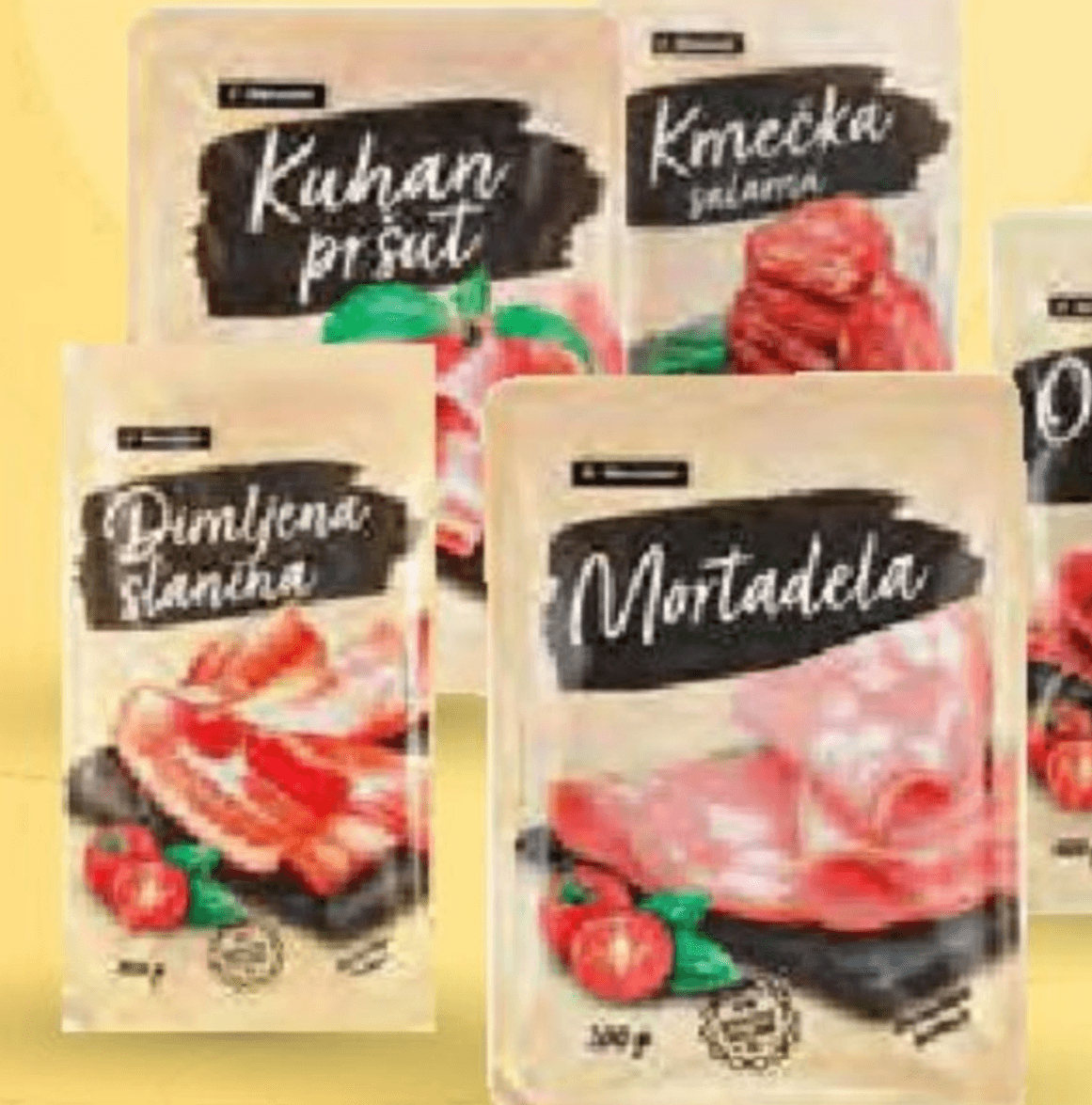 Pakirani mesni narezki Mercator - Akcija v trgovini Mercator