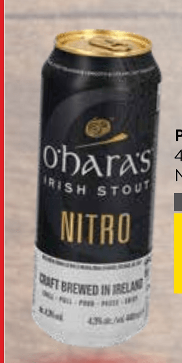 PIVO TEMNO O'HARA'S 0,44 l - Akcija v trgovini Spar