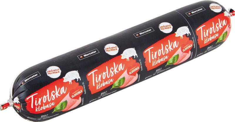AVE Tirolska klobasa 1000 g - Akcija v trgovini Jager