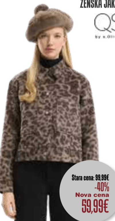 Ženska jakna QS by s.Oliver - Akcija v trgovini Jager