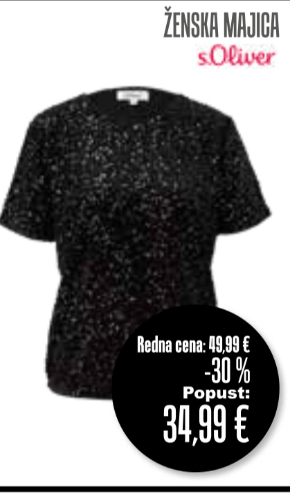 Ženska majica s.Oliver - Akcija v trgovini Jager