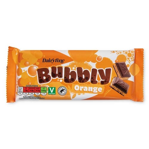 Dairyfine mlečna čokolada Bubbly 100 g Akcija v trgovini Hofer