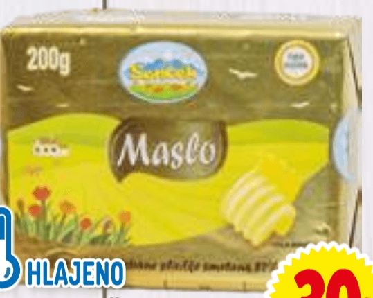MASLO SONČEK 200 g - Akcija v trgovini E.Leclerc