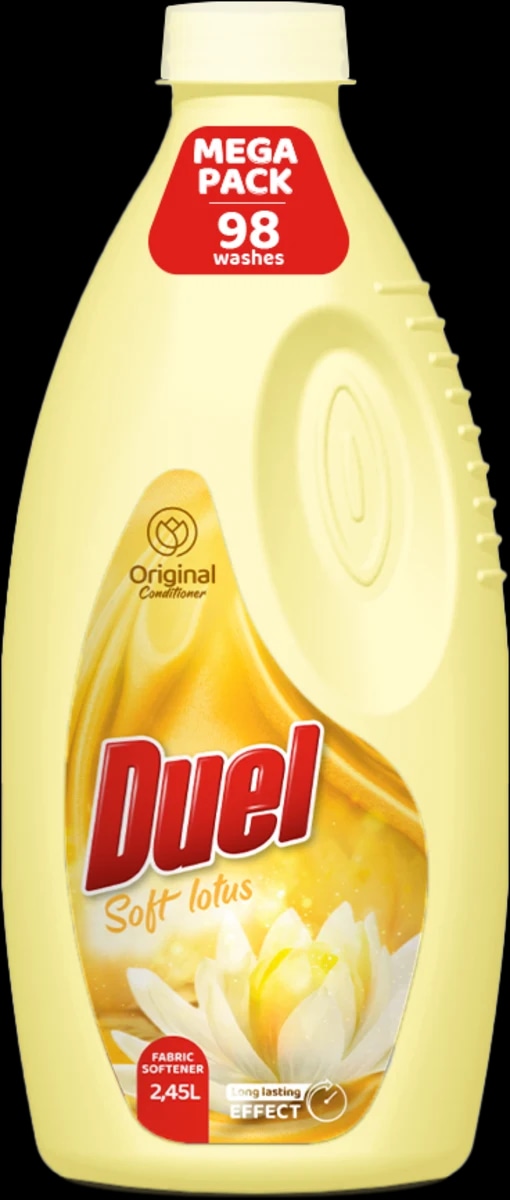 Mehčalec za perilo Duel 2,45 l ali do 98 pranj - Akcija v trgovini E.Leclerc