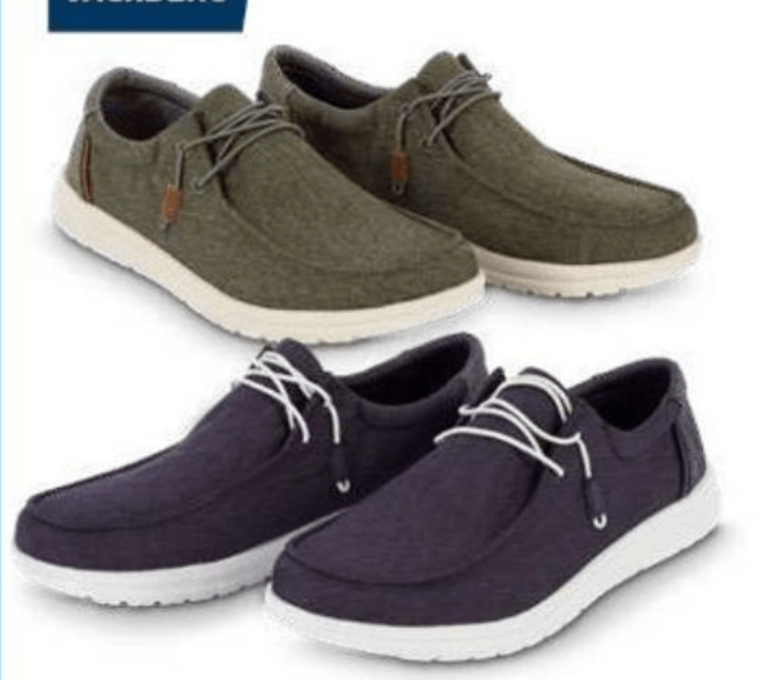 Moški platneni čevlji JACKBERG - Akcija v trgovini Eurospin