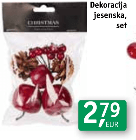 Dekoracija jesenska - Akcija v trgovini Jager