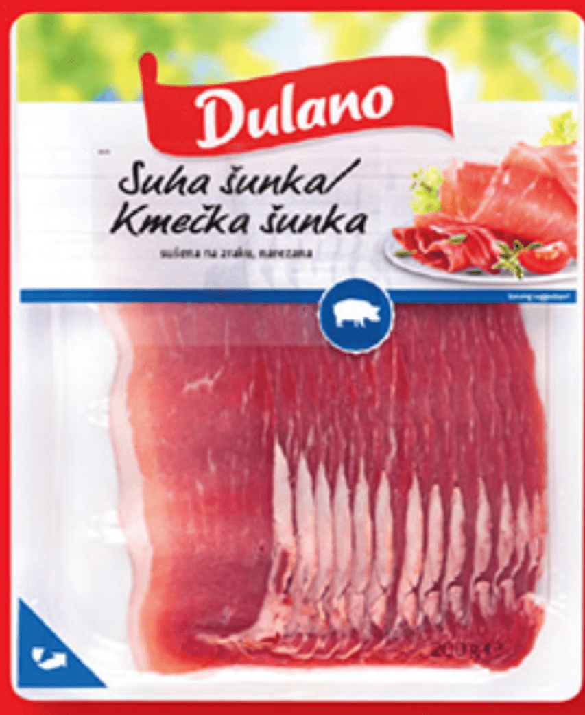DULANO Kmečka šunka 200 g - Akcija u trgovini Lidl