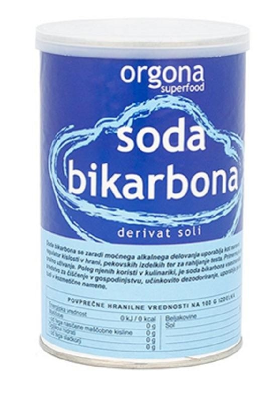 Orgona Soda bikarbona 400 g - Akcija v trgovini E.Leclerc