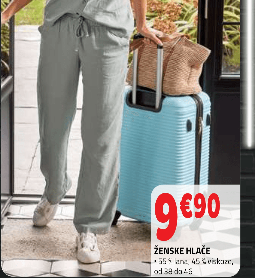 TISSAIA Basics Ženske hlače - Akcija v trgovini E.Leclerc