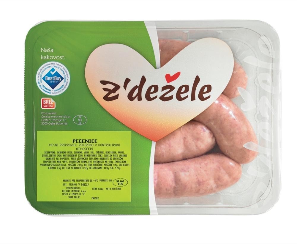 Pečenice Z'dežele 480 g - Akcija v trgovini Mercator