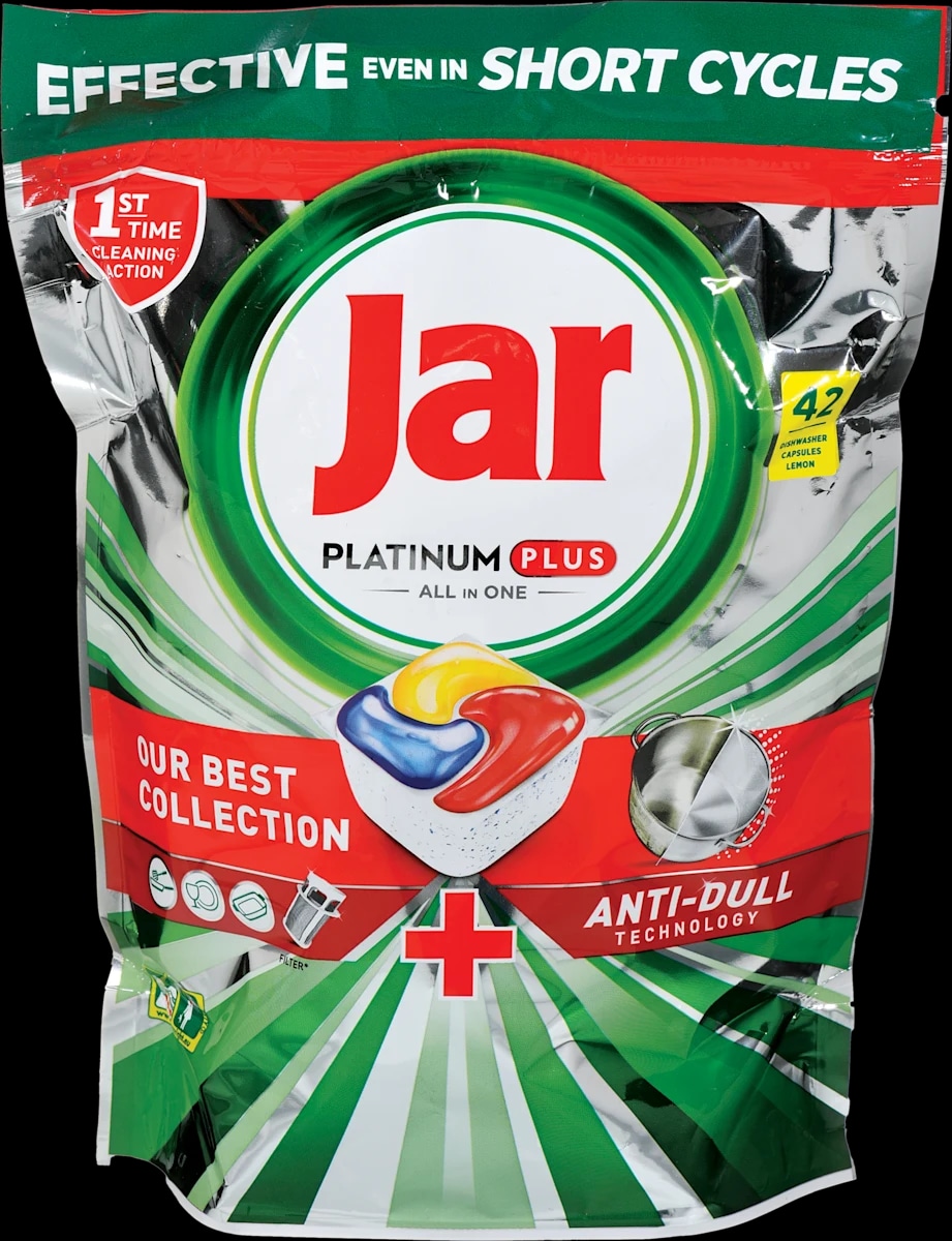 Jar Platinum kapsule za pomivanje posode 50 kos - Akcija u trgovini Spar
