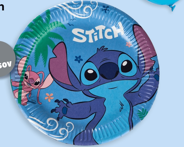 Krožnik Stitch 6 kosov Disney - Akcija v trgovini Tedi