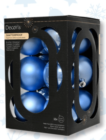 Božične kroglice 12 kosov Decoris - Akcija v trgovini Bauhaus