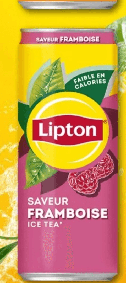 Lipton ledeni čaj malina 330 ml - Akcija v trgovini Kompas Shop