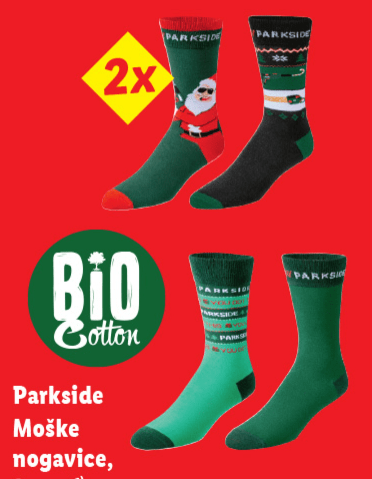Parkside Moške nogavice 2 para - Akcija v trgovini Lidl