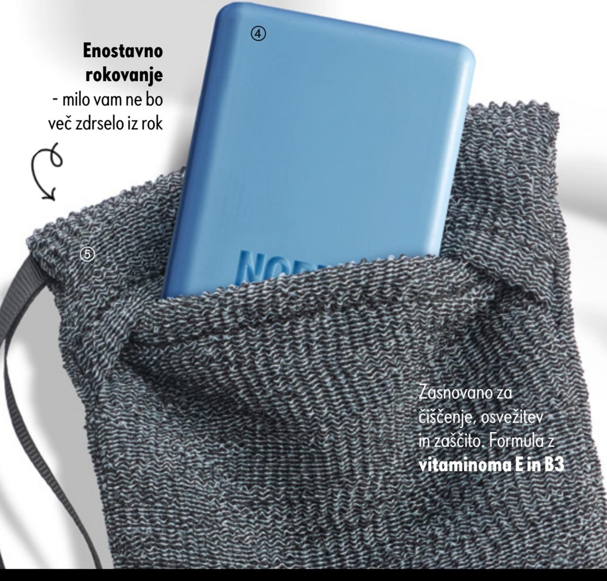 Vrečka za trdo milo - Akcija v trgovini Oriflame