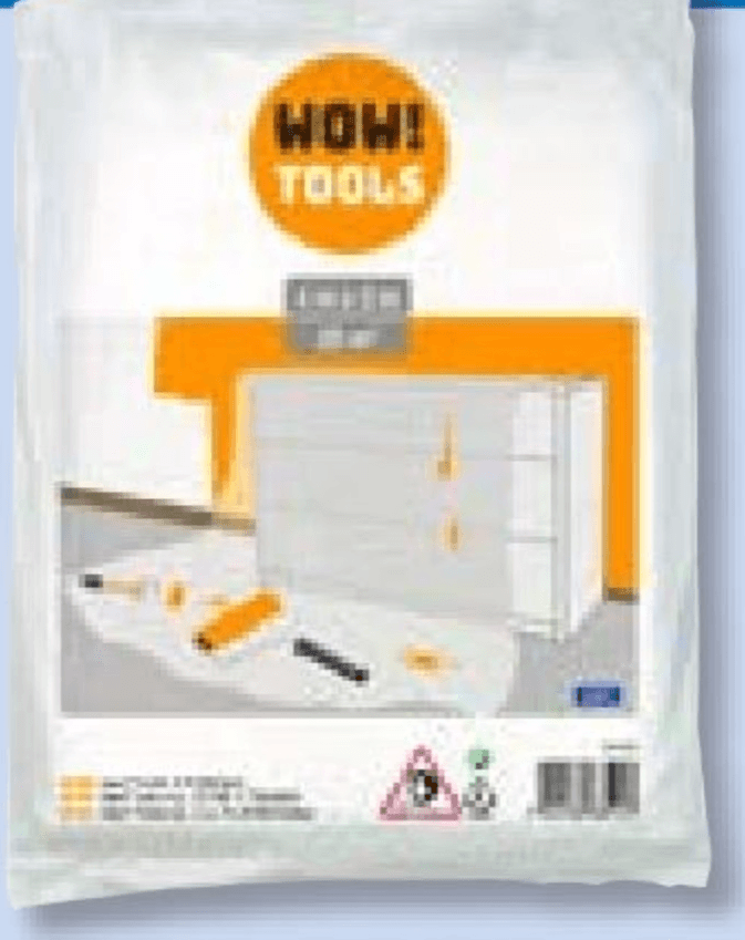Prekrivna ponjava š 4 x d 5 m WOW! TOOLS - Akcija v trgovini Bauhaus