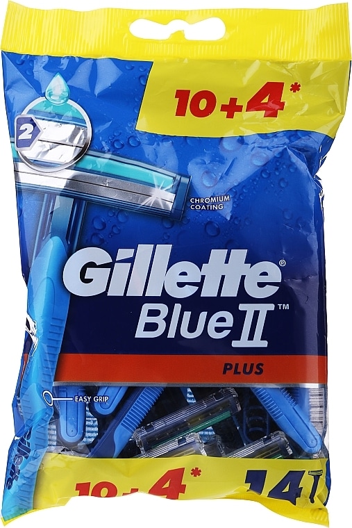 Brivnik Gillette Blue II Plus 10+4 - Akcija v trgovini Jager
