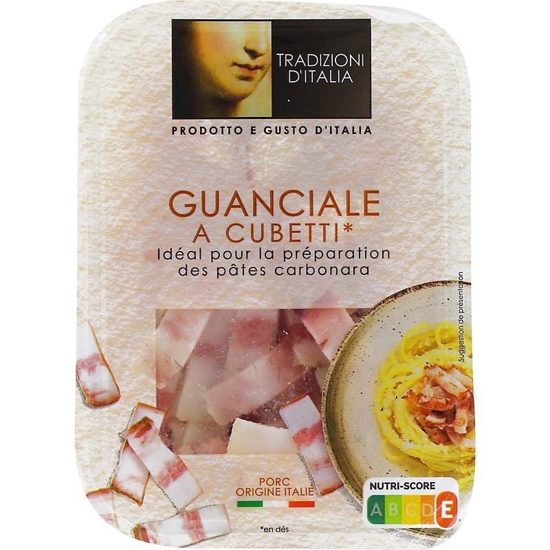 Guanciale a cubetti 100 g Tradizioni d'Italia - Akcija v trgovini E.Leclerc