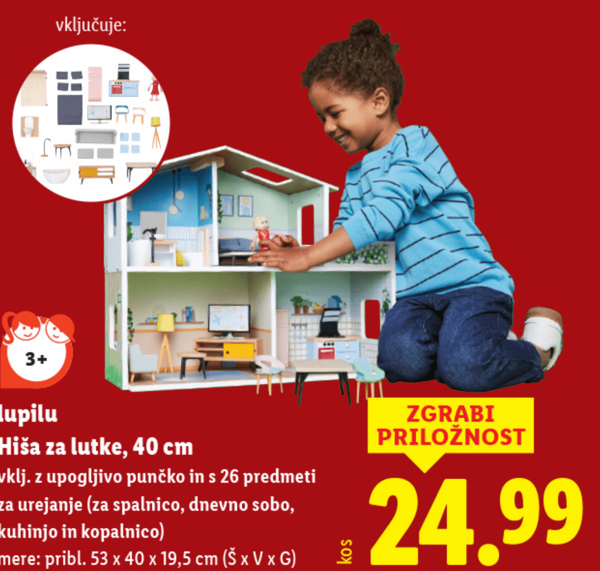 lupilu Hiša za lutke - Akcija v trgovini Lidl
