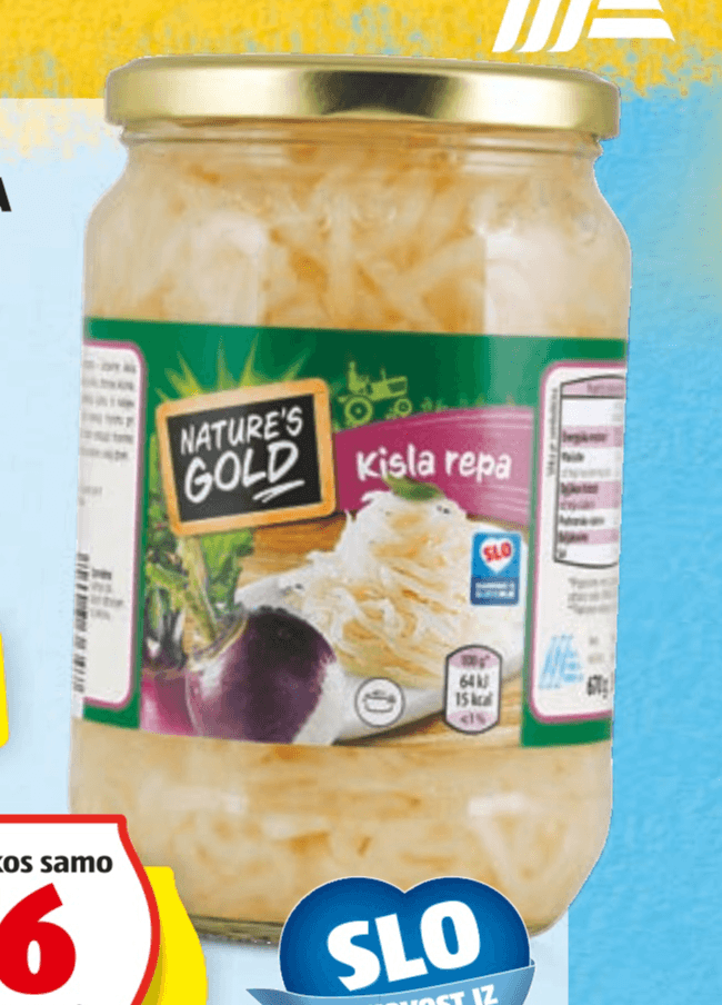 Kisla repa 670 g NATURE'S GOLD - Akcija v trgovini Hofer