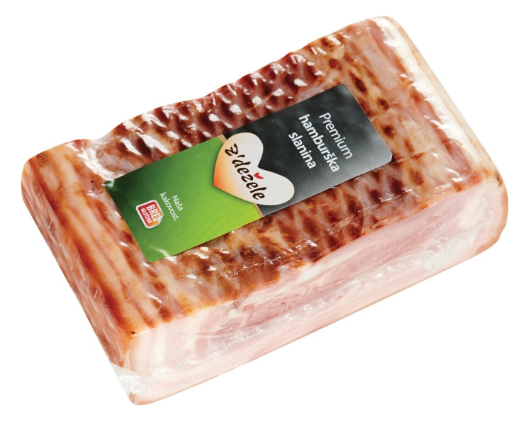 Hamburška slanina Premium Z'Dežele 350 g - Akcija v trgovini Tuš