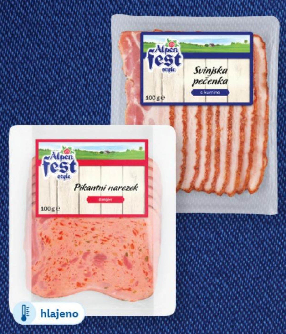 Alpenfest Pikantni narezek/Svinjska pečenka 100 g - Akcija v trgovini Lidl