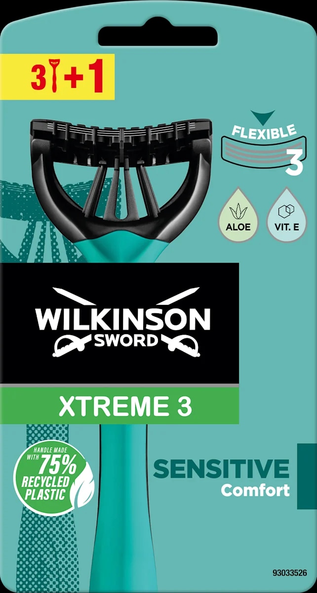 Wilkinson Sword Xtreme 3 moški brivniki 4 kosi - Akcija v trgovini Dm