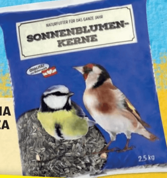 Sončnična semena za ptice 2,5 kg - Akcija v trgovini Hofer