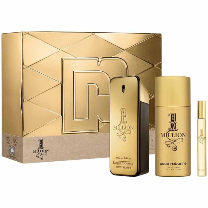 Rabanne 1 Million set 100 ml + 10 ml + 150 ml - Akcija v trgovini Regal Shop