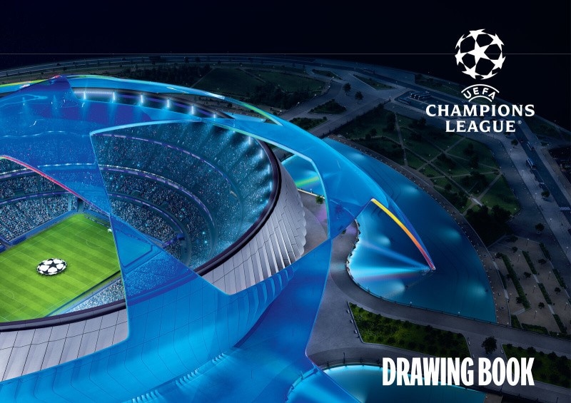 Risalni blok Uefa Champions League A3, 10 listni Akcija v trgovini Mercator