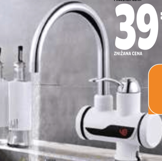 Električna pipa "Waterfall" - Akcija v trgovini E.Leclerc