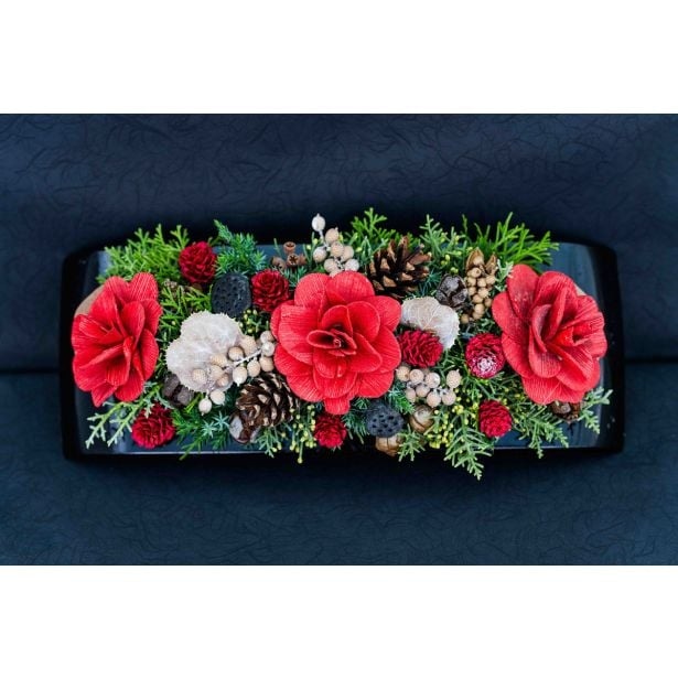 Ikebana aranžma 30 cm Akcija v trgovini Merkur