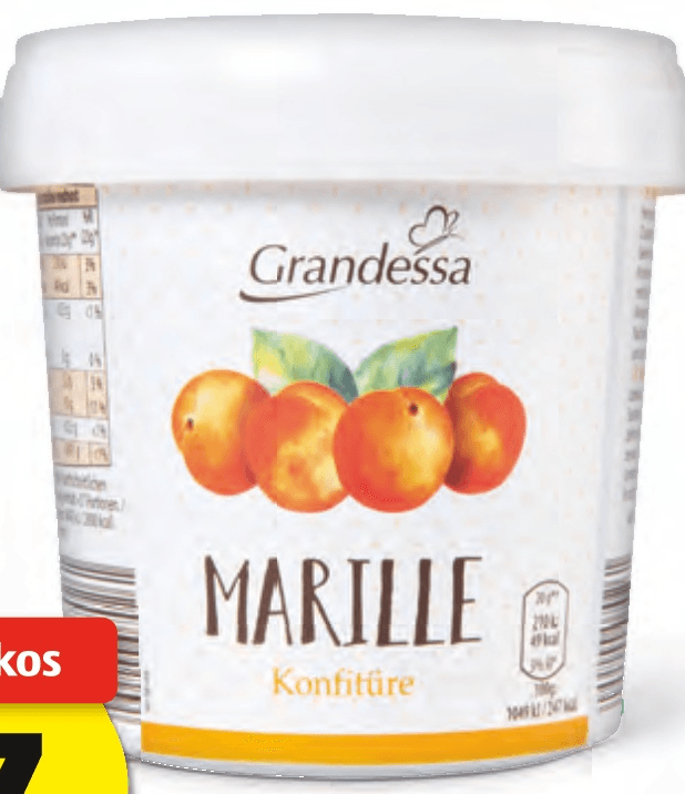 Grandessa Marelični džem 750 g - Akcija v trgovini Hofer