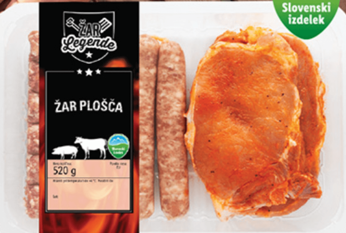 ŽAR LEGENDE Sveža žar plošča 520 g - Akcija u trgovini Lidl