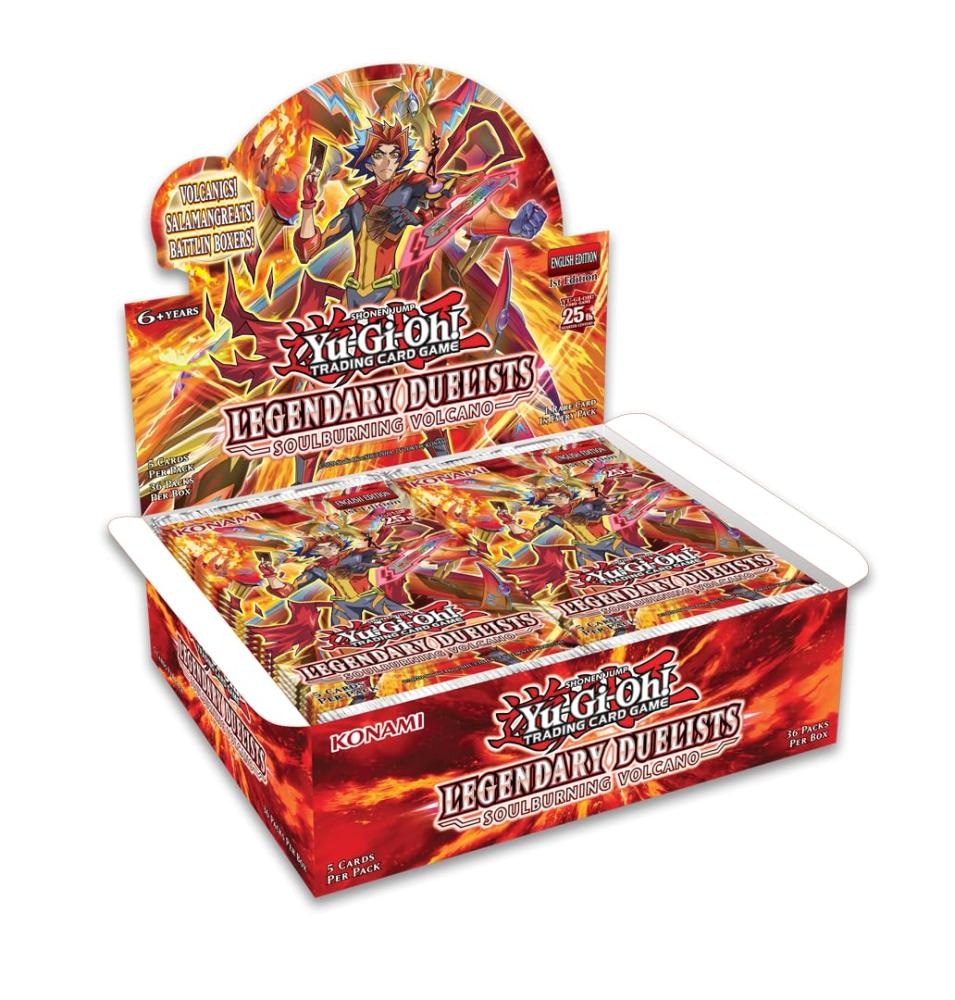 LEGENDARY DUELISTS: SOULBURNING VOLCANO BOOSTER KONAMI - Akcija v trgovini Mueller