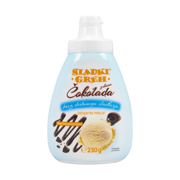 Preliv Sladki greh 220 g ali 230 g - Akcija v trgovini Mercator