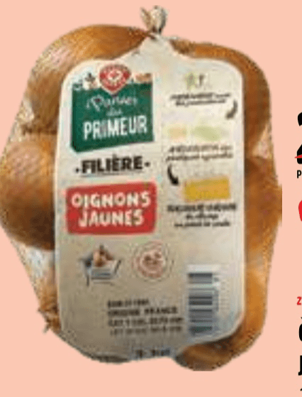 Čebula Notre Jardin 1 kg - Akcija v trgovini E.Leclerc