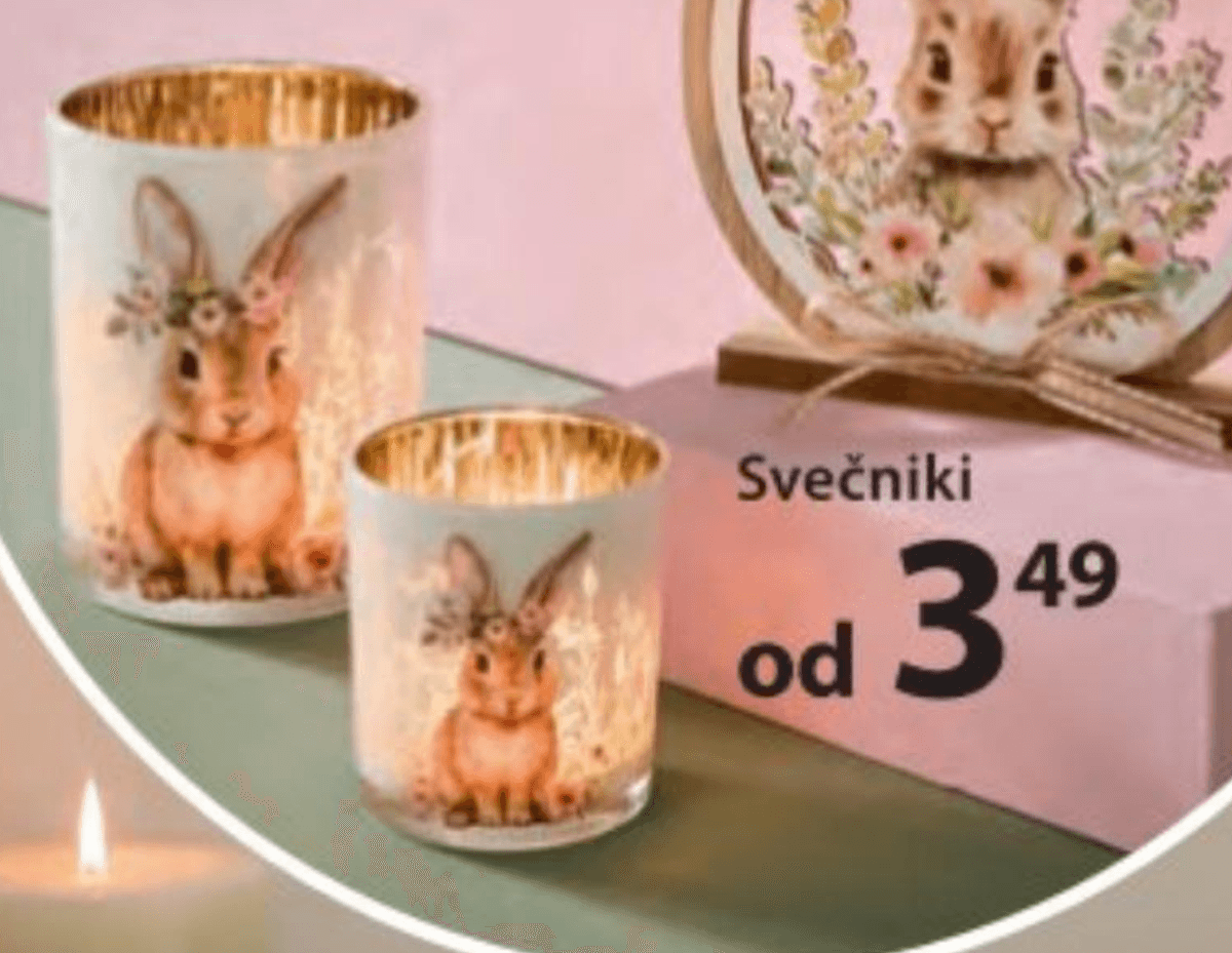 Svečnik - Akcija v trgovini NKD